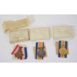 WWI medal trio group impressed to D/11039371 Pte A R Gander of Army Cyclists Corps to include 1914-