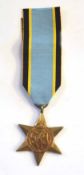 WWII Air Crew Europe Star with ribbon, (vf condition)