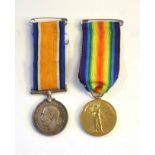 Pair of WWI medals to include 1914-18 War Medal, Victory Medal impressed to 51259 Pte R Shingles