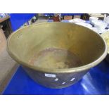 LARGE BRASS BOWL 50CM WIDE