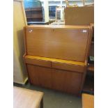 TEAK BUREAU (NO KEY), 91CM WIDE