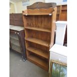 MODERN PINE BOOKSHELF, 79CM WIDE