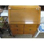 REPRODUCTION DROP FRONT BUREAU, WIDTH APPROX 77CM