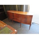 REPRODUCTION SIDEBOARD WITH BRASS HANDLES