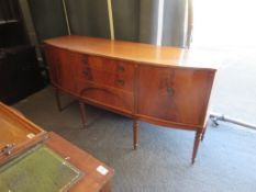 REPRODUCTION SIDEBOARD WITH BRASS HANDLES