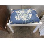PAINTED DRESSING TABLE STOOL