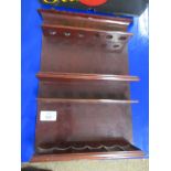 ALFRED DUNHILL LONDON STAMPED WOODEN PIPE RACK