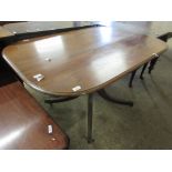 VICTORIAN MAHOGANY BREAKFAST TABLE, LENGTH APPROX 126CM