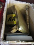 TWO CIRCA 1970S AA BADGES AND CASE