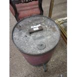 VINTAGE PETROL CAN AND DISPENSER, HEIGHT APPROX 50CM