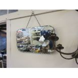 VINTAGE BEVELLED WALL MIRROR