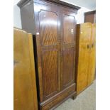 REPRODUCTION TWIN DOOR WARDROBE, WIDTH APPROX 90CM