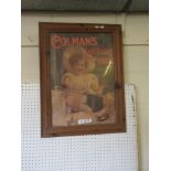 FRAMED REPRODUCTION COLMANS SELF RAISING FLOUR ADVERTISING POSTER