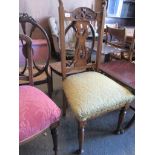 SINGULAR CHAIR WITH YELLOW UPHOLSTERY