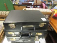 TWO VARIOUS ATTACHE CASES