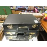 TWO VARIOUS ATTACHE CASES