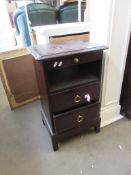 THREE DRAWER BEDSIDE CABINET