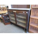 GLASS BOOKSHELF CABINET