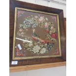 FRAMED TAPESTRY OF A PHEASANT, 52CM WIDE