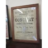 FRAMED “THE STORY OF TONIC SOL-FA” ADVERT, 29CM WIDE
