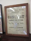 FRAMED “THE STORY OF TONIC SOL-FA” ADVERT, 29CM WIDE