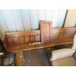 LATE 19TH/EARLY 20TH CENTURY CHURCH PEW (A/F)