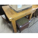 SQUARE FOLDING DINING TABLE, APPROX 80CM