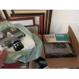 VINTAGE HANIMEX COLOUR SLIDE PROJECTOR, TOGETHER WITH A CINE CAMERA