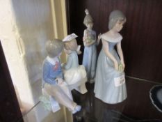 GROUP OF THREE LLADRO FIGURES