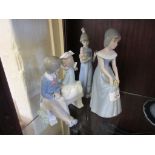 GROUP OF THREE LLADRO FIGURES