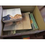 BOX CONTAINING MIXED MARILYN MONROE INTEREST BOOKS