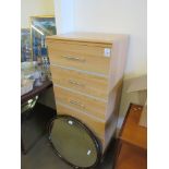 MODERN TALL CHEST OF DRAWERS, WIDTH 57.5CM