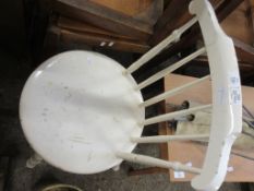 WHITE PAINTED DINING CHAIR