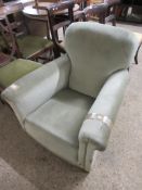 UPHOLSTERED FIRESIDE CHAIR