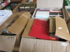 THREE BOXES OF MIXED HARDBACK AND PAPERBACK BOOKS