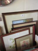 QUANTITY OF VARIOUS FRAMED PRINTS, PICTURES ETC