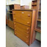 CIRCA 1960S/1970S STAG FURNITURE SIX-DRAWER CHEST, 77CM WIDE