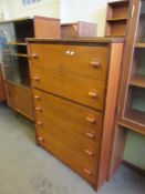 CIRCA 1960S/1970S STAG FURNITURE SIX-DRAWER CHEST, 77CM WIDE