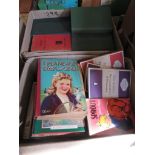 TWO BOXES OF MIXED BOOKS TO INCLUDE PENGUIN BOOKS