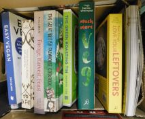 Small box: assorted modern cookery titles