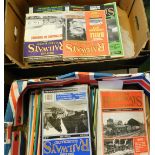 Two boxes: British Railways Illustrated 1991-2002 vols 1-11 complete