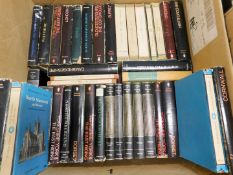 Box: NIKOLAS PEVSNER: THE BUILDINGS OF ENGLAND series, assorted vols