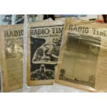 Box: good quantity Radio Times 1949-81 + various other periodicals