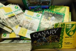 One box: 100+ official NORWICH CITY football programmes, 1960, 1966, 1973-1979, 1982-1984