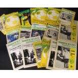 NORWICH CITY football programmes (100+) 1971-2008 (many duplicated) including Norwich v Orient (