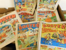 Box: Buster comic, 230+ issues, 1977-82