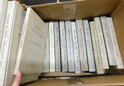 Box: Bristol Record Society publications, 17 assorted vols