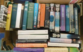 Box: modern firsts etc including WILBUR SMITH, CATHERINE COOKSON, GARRISON KEILLOR etc