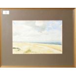 Brenda Dawkin, Beach scene, watercolour, signed lower right, 20 x 29cm, together with two further