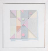 Mary Mellor, Abstract composition, oil on canvas, signed and dated 2011 verso, 30 x 30cm